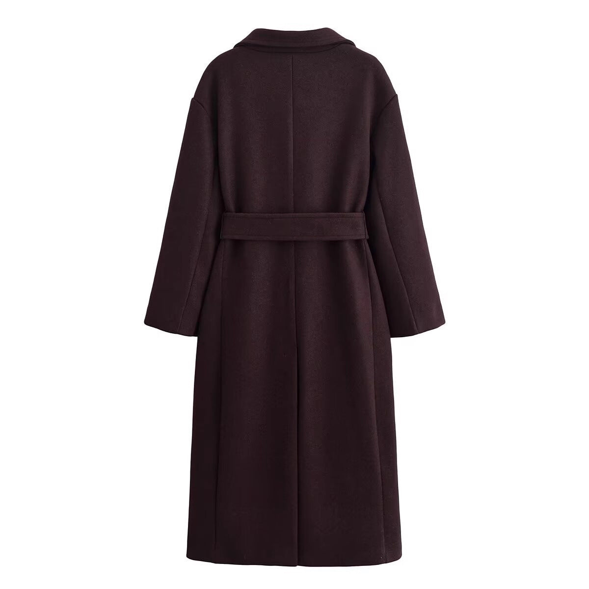 Lucerra™ | High-Neck Wool Belted Coat